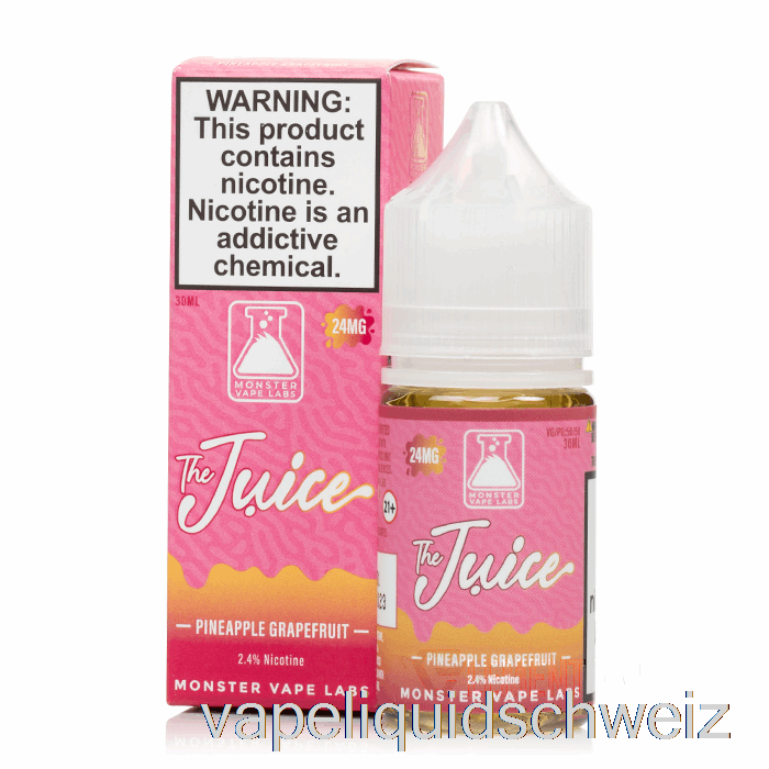 Ananas-Grapefruit - Die Saftsalze - 30 Ml 48 Mg Vape Liquid E-Liquid Schweiz